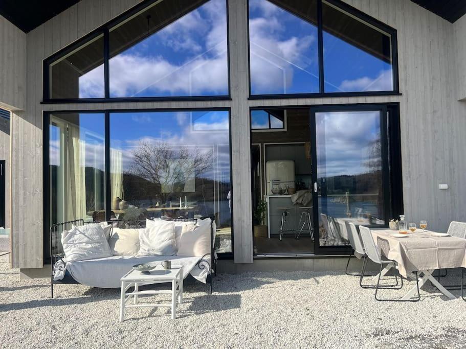 Unik Hytte Med Fjordutsikt Villa Farsund Exterior photo